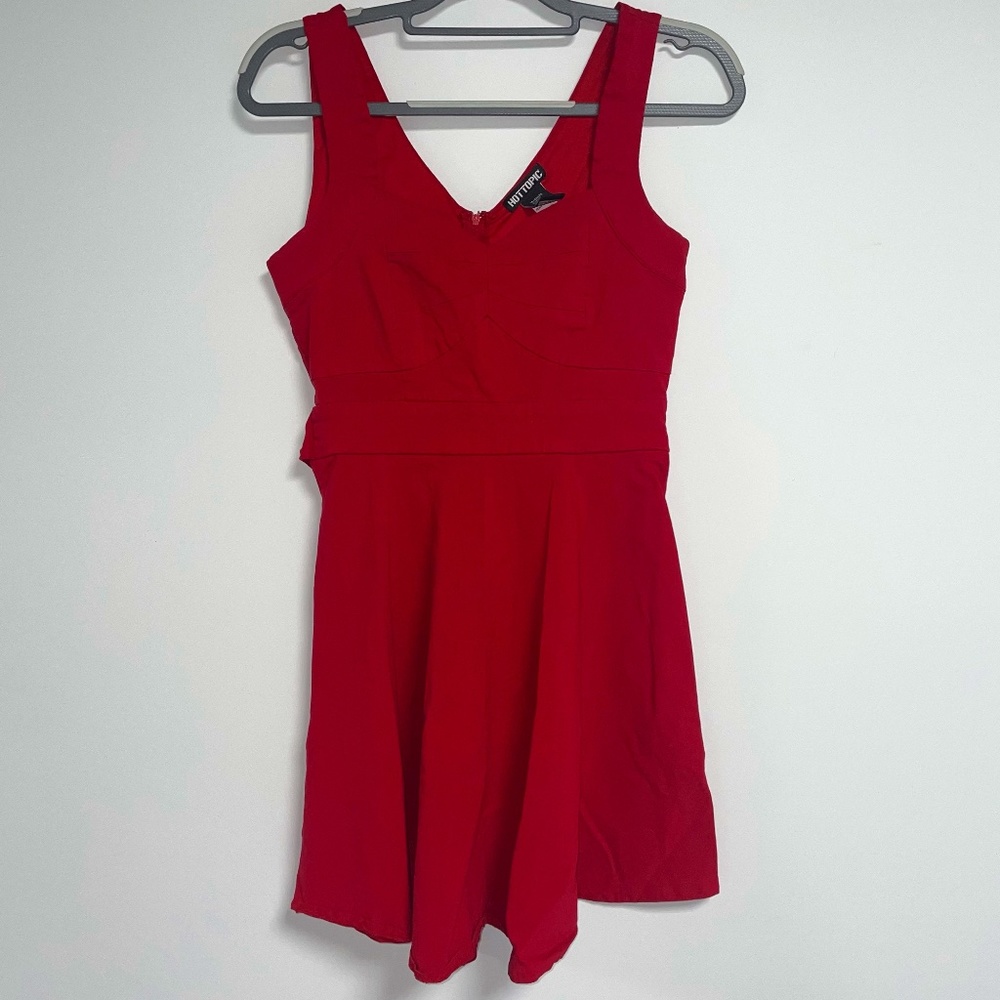 Hot Topic Red Short Mini Dress